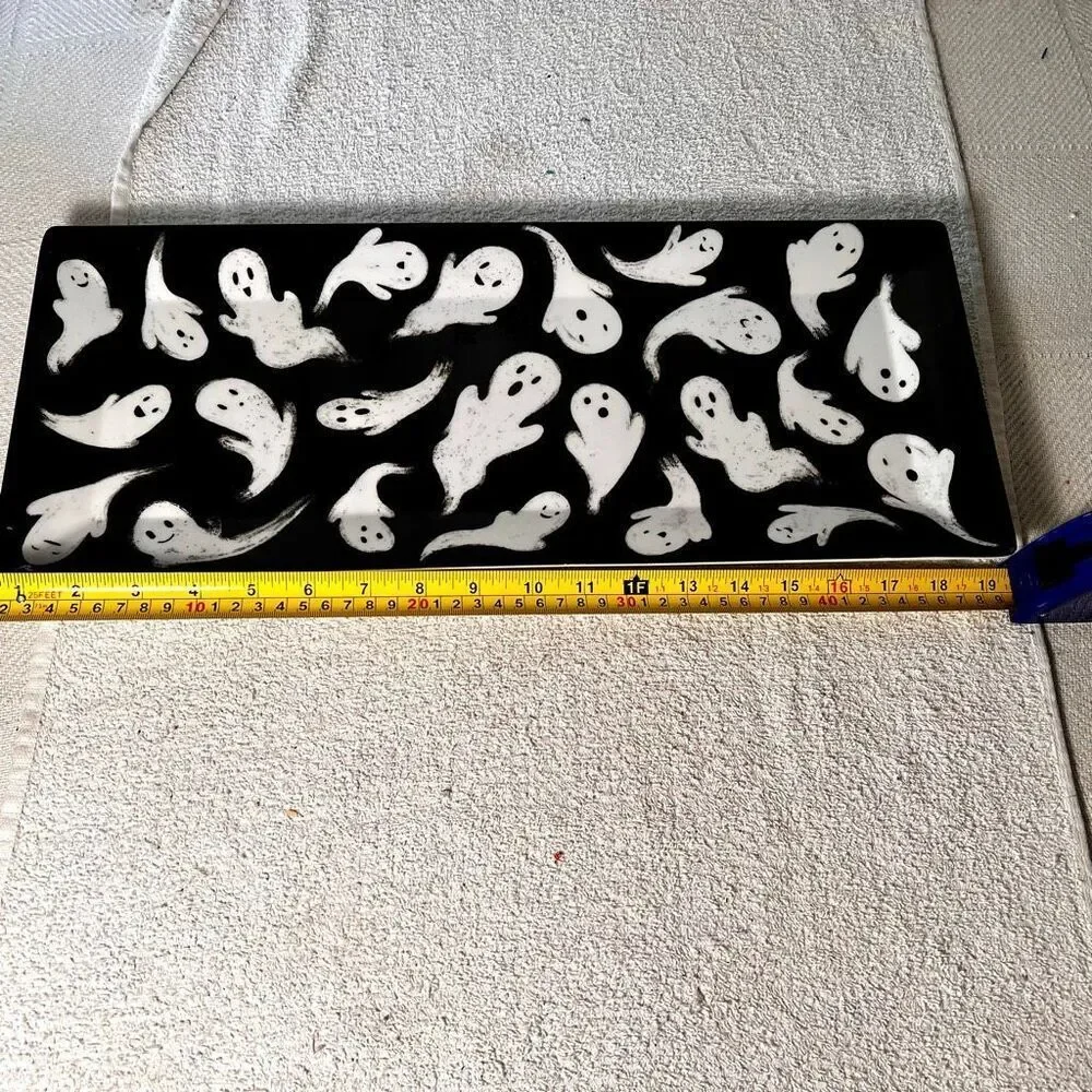 Cupcakes and Cashmere Halloween  Ghost Platter Rectangular